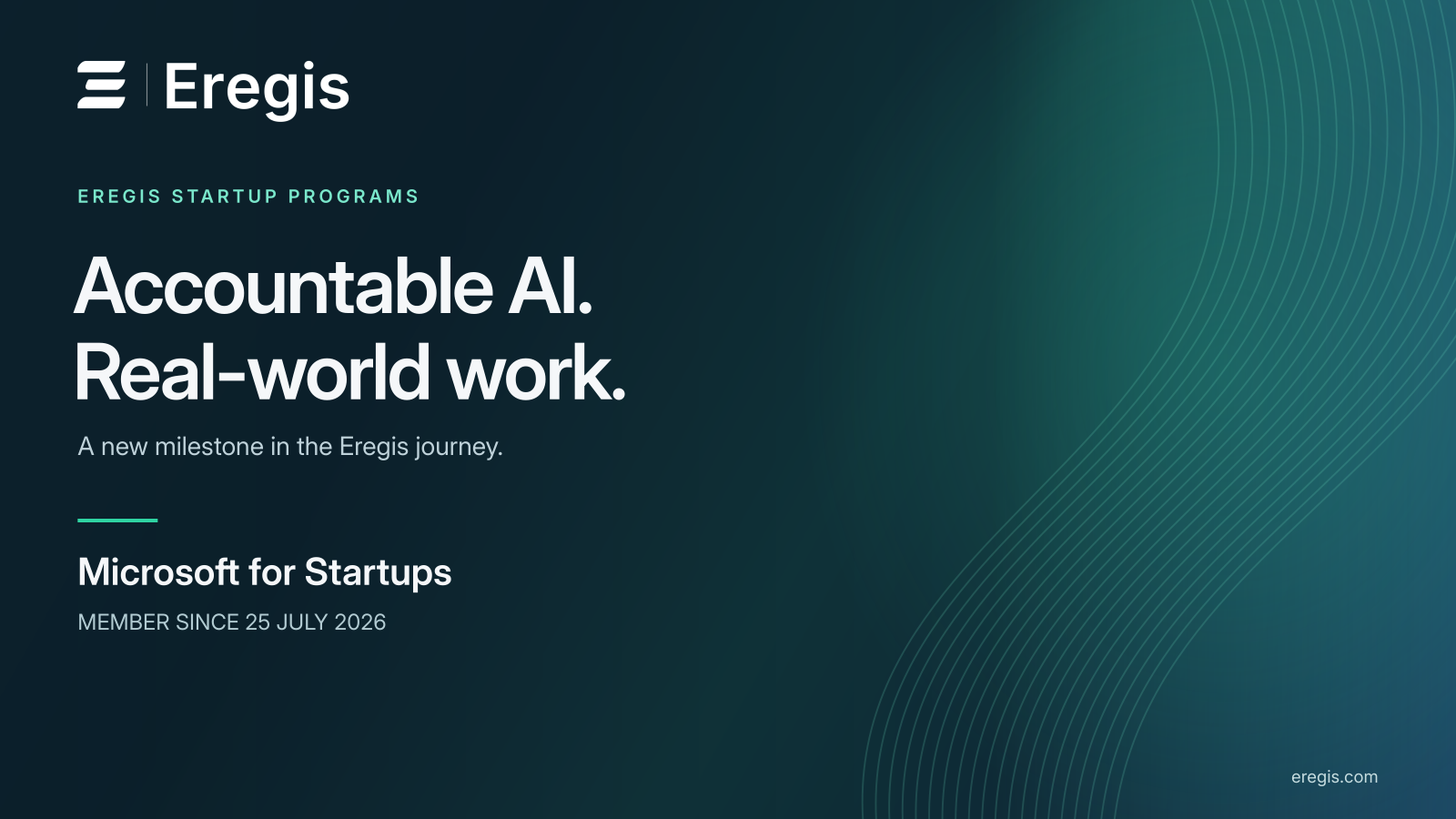 Eregis — Microsoft for Startups